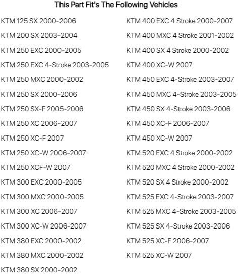 Trail Tech Muelle de repuesto para KTM 380 EXC 2000-2002