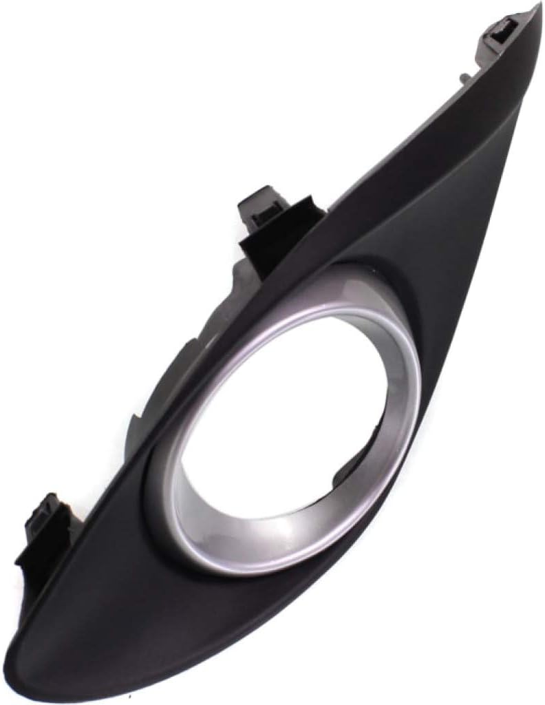 For Mazda 2 Fog Light Cover 2011 12 13 2014 Driver and Passenger Side PairSet  Painted Silver  DOTSAE Compliance  MA1038109 + MA1039109  DR6150C20A