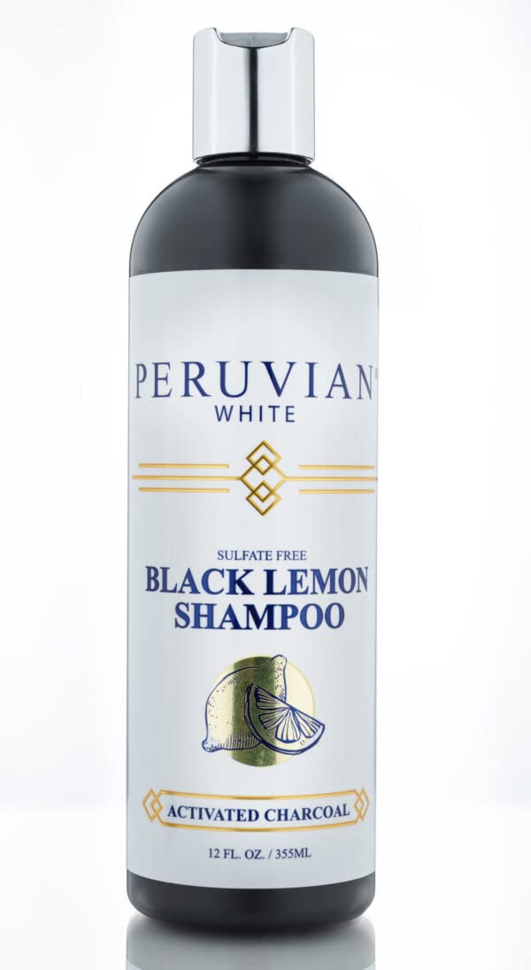 Champú de carbón activado con limón negro (12 oz.)