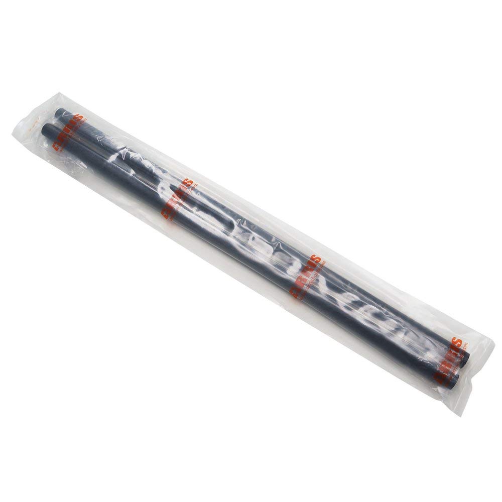 ARRIS Tubos de fibra de carbono de 16.535 in, 0.394 in x 0.472 in x 16.535 in, superficie brillante, rollo 3K, envuelto, tubo de carbono redondo