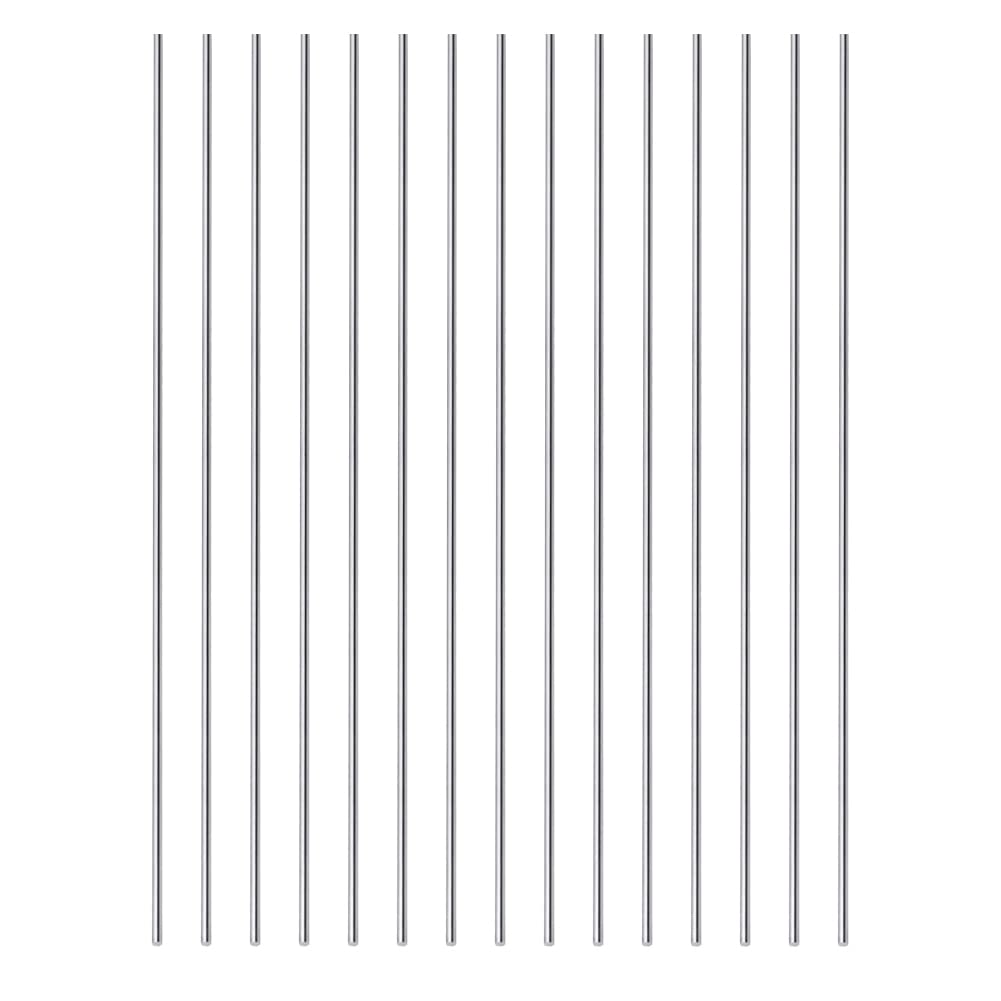 Feelers Varilla redonda de aluminio de 14 “(6.5 mm) de diámetro 6061 de aluminio sólido para manualidades de bricolaje, 5.906 in de longitud, 10