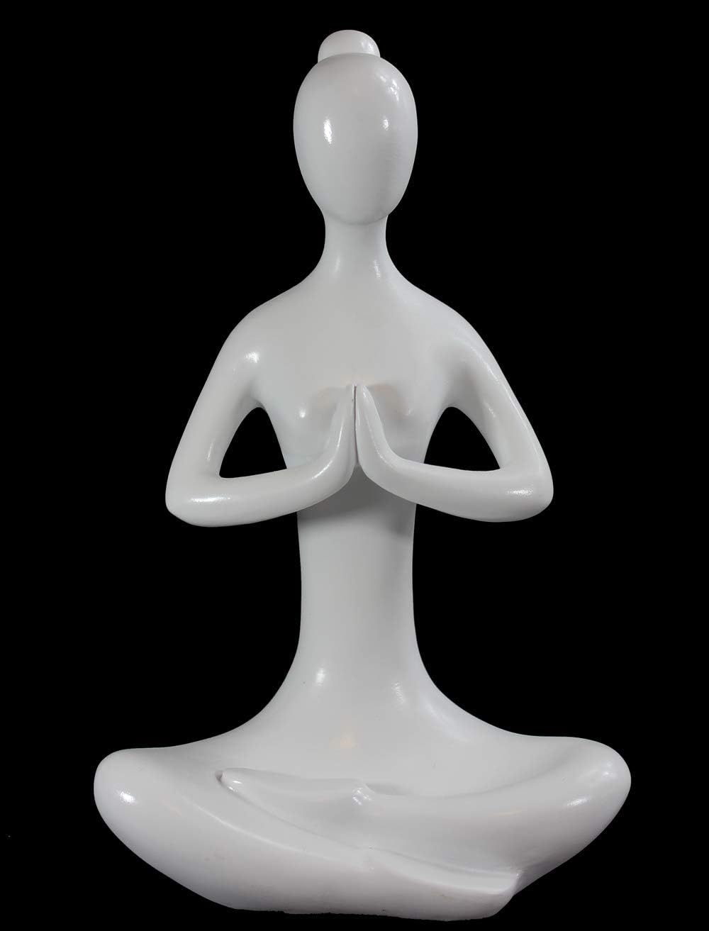 Seraphic Estatua de postura de yoga, regalos de escultura para mujeres, decoración del hogar o habitación, estatuasfiguras de manos de oración