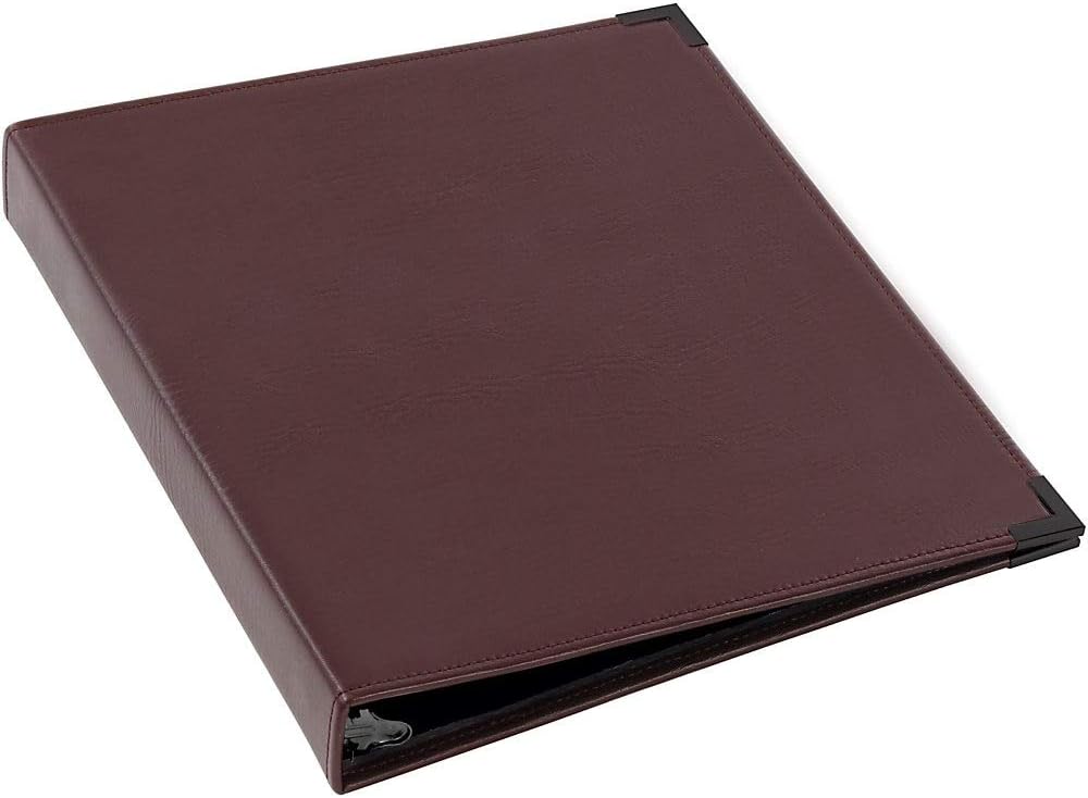 Cardinal Business Collection – Carpeta con 3 anillas redondas de 1 pulgada, color borgoña (144 710)