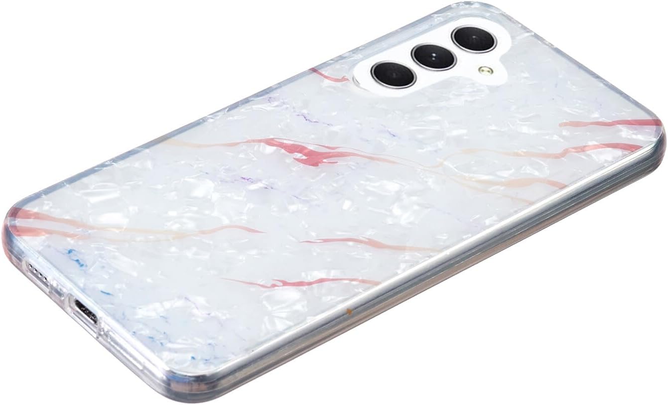 Funda de mármol compatible con Samsung Galaxy A54 5G para mujeres y niñas, funda delgada y flexible de silicona suave con patrón de carcasa
