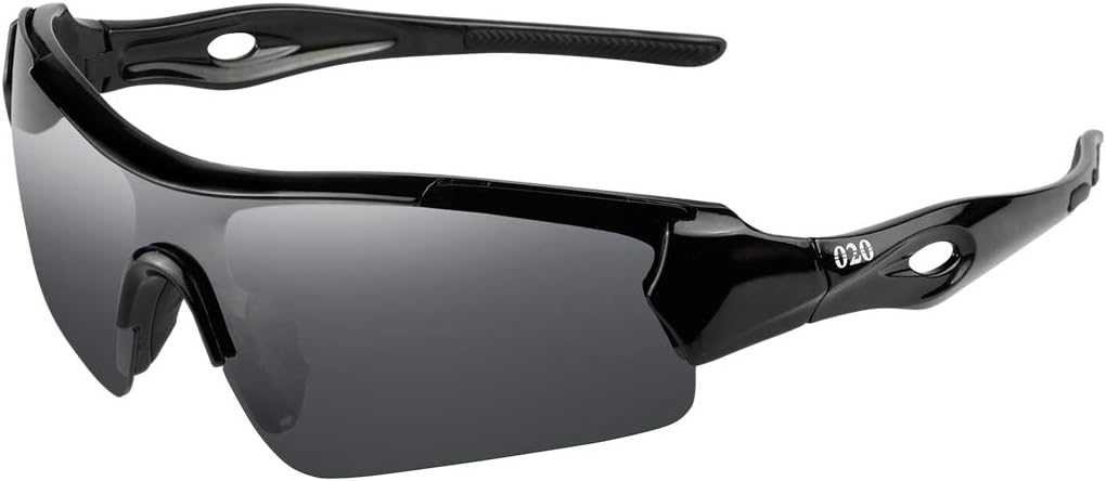 O2O Lentes de sol deportivos polarizados para jóvenes, adolescentes, ciclismo, conducción, golf, béisbol, ciclismo, pesca, correr
