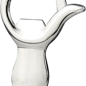 Soporte de corcho de vino en forma de P Cerveza Refrescos Bebidas Abrebotellas Restaurantes Regalos divertidos (Plata, Talla única) Soporte de corcho de vino en forma de P Cerveza Refrescos Bebidas Abrebotellas Restaurantes Regalos divertidos (Plata, Talla única)