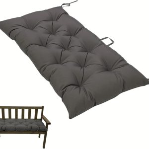 SEAHOME Cojín de banco para interiores y exteriores, cojín de asiento impermeable para silla de exterior, cubículo, para tumbona, muebles de jardín, SEAHOME Cojín de banco para interiores y exteriores, cojín de asiento impermeable para silla de exterior, cubículo, para tumbona, muebles de jardín,
