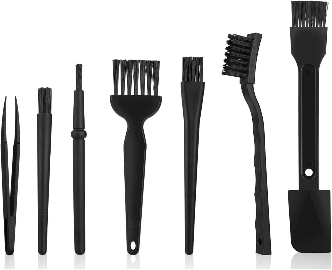 Cepillo para teclado, pequeño kit de cepillo de limpieza portátil para computadora, PC, teclado, laptop, cámara electrónica, cámara, cepillos
