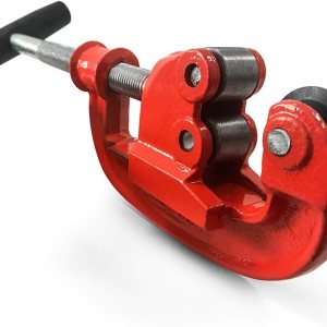 QWORK Cortador de tubos resistente, cortador de tubos de acero de 18 pulgadas a 2 pulgadas QWORK Cortador de tubos resistente, cortador de tubos de acero de 18 pulgadas a 2 pulgadas