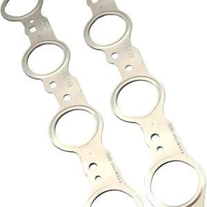 Juego de 2 juntas de colector de escape LS MLS de repuesto #12617944 12600530 para 1997-2020 LS1 LS3 apto para Cadillac Escalade para Chevrolet Juego de 2 juntas de colector de escape LS MLS de repuesto #12617944 12600530 para 1997-2020 LS1 LS3 apto para Cadillac Escalade para Chevrolet