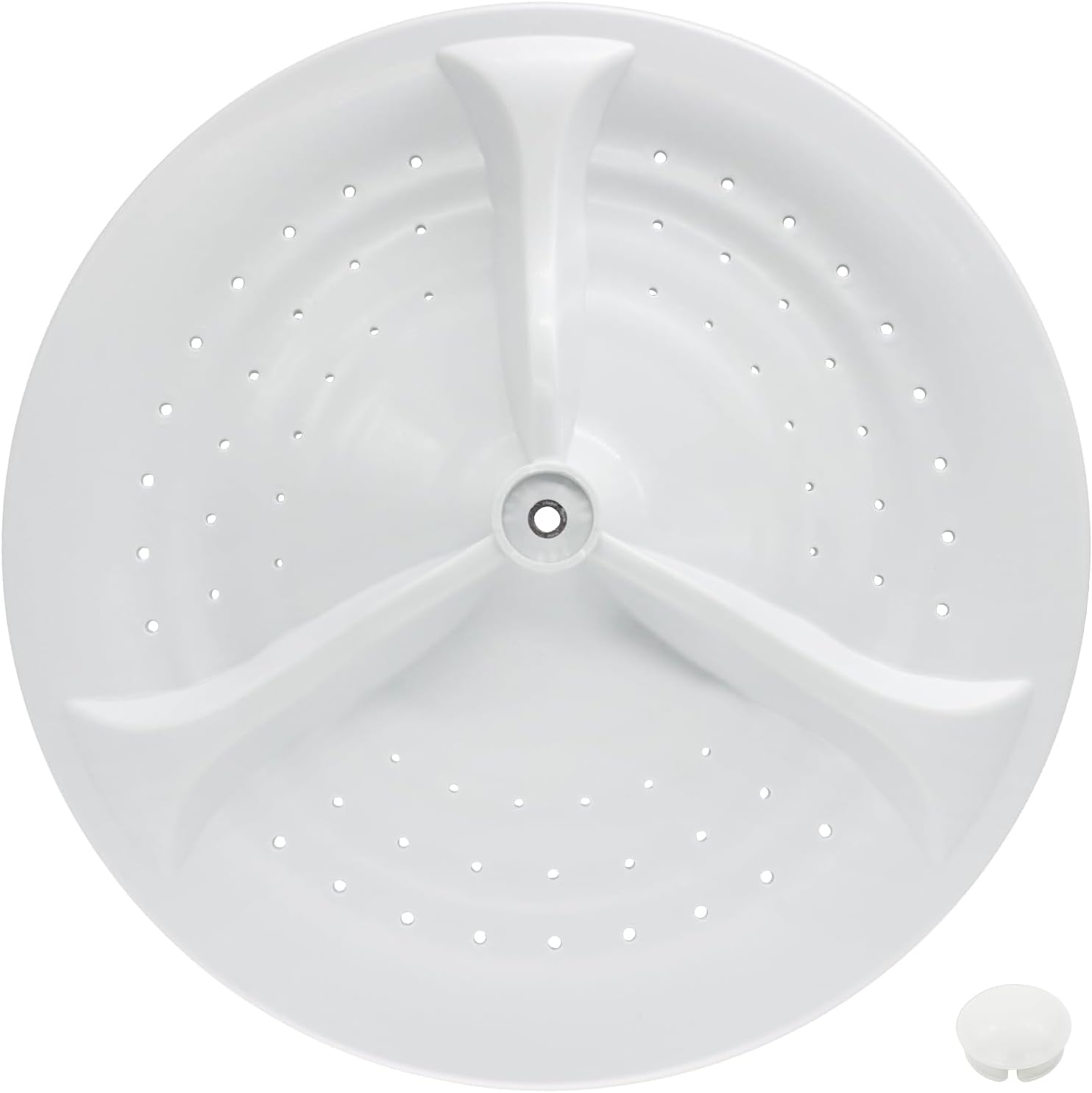 W10752283 Lavabo con tapa central de repuesto para piezas de agitador de lavadora Whirlpool Reemplazar WTW7000DW WTW5000DW1 WTW5000DW2 WTW8500DC