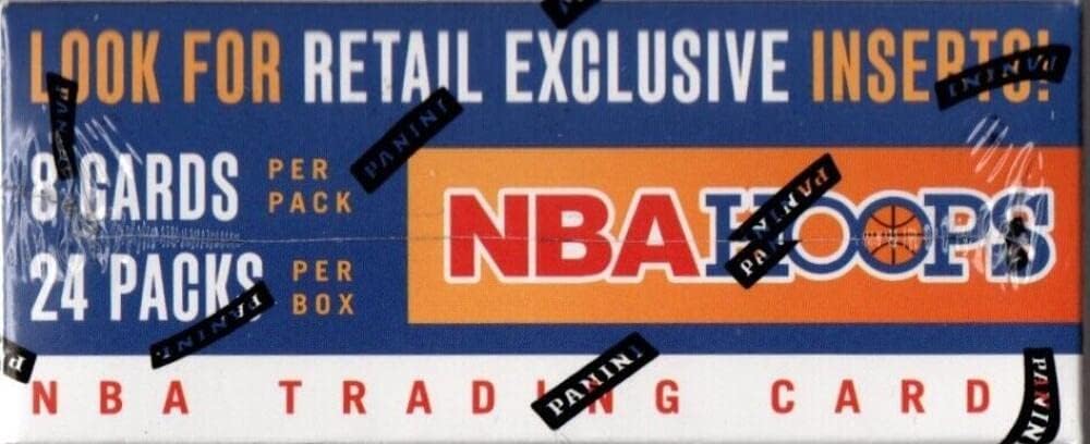 2022-23 Panini NBA Hoops Basketball Factory Sealed Retail Box 24 Packs of 8 Cards, 192 Total Cards. Look for retail box exclusive Red and Blue