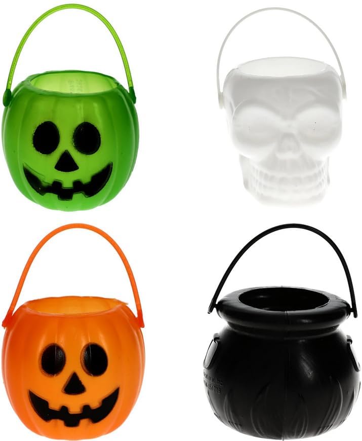 Juego de 4 cubos de Halloween Icon Mini Cubos, 4 unidades