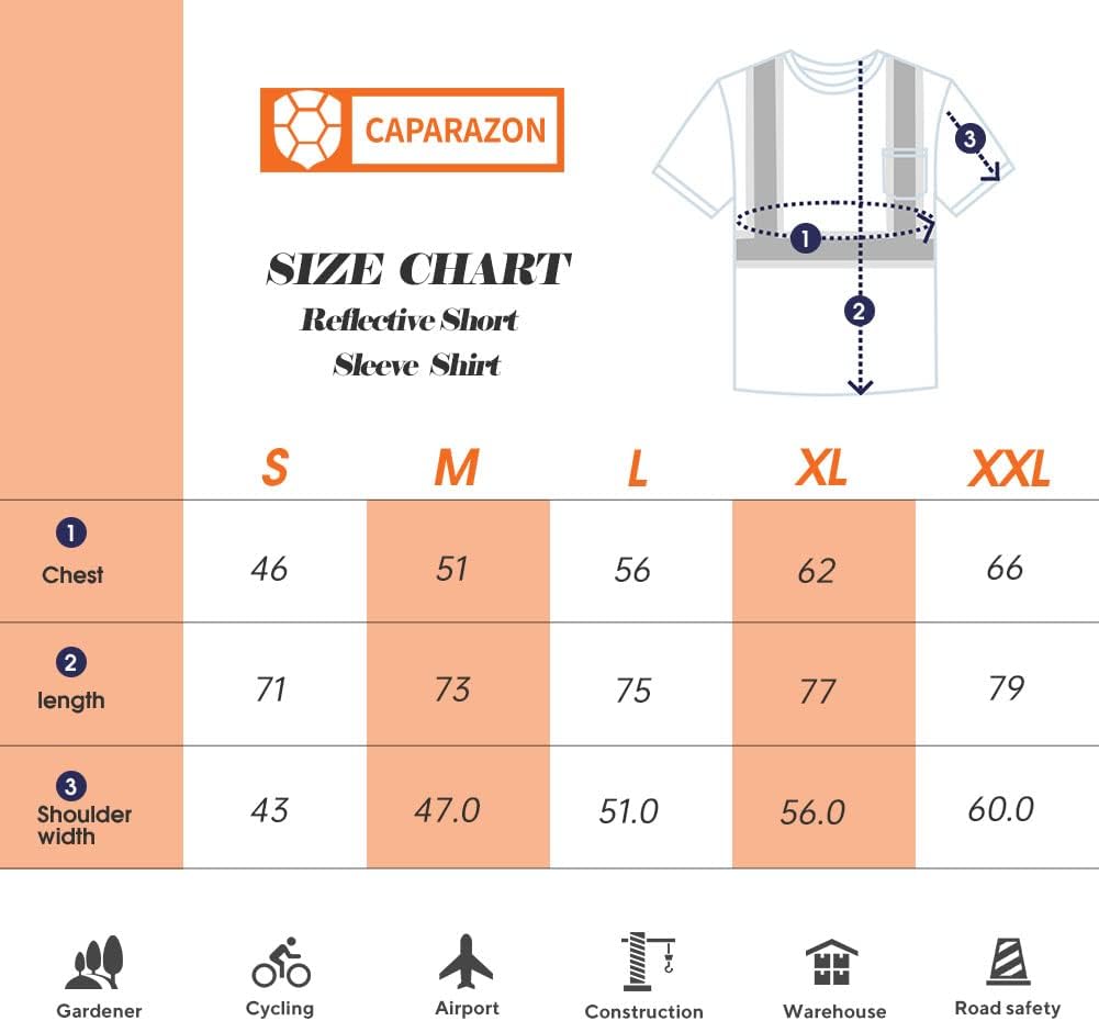 Camisa de seguridad ANSI Clase 2 Camiseta reflectante de alta visibilidad unisex