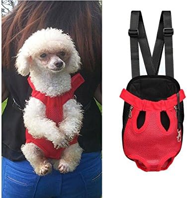 yelesley Mochila transportadora para perros y mascotas, malla de camuflaje, productos de viaje al aire libre, bolsas transpirables con asa de hombro