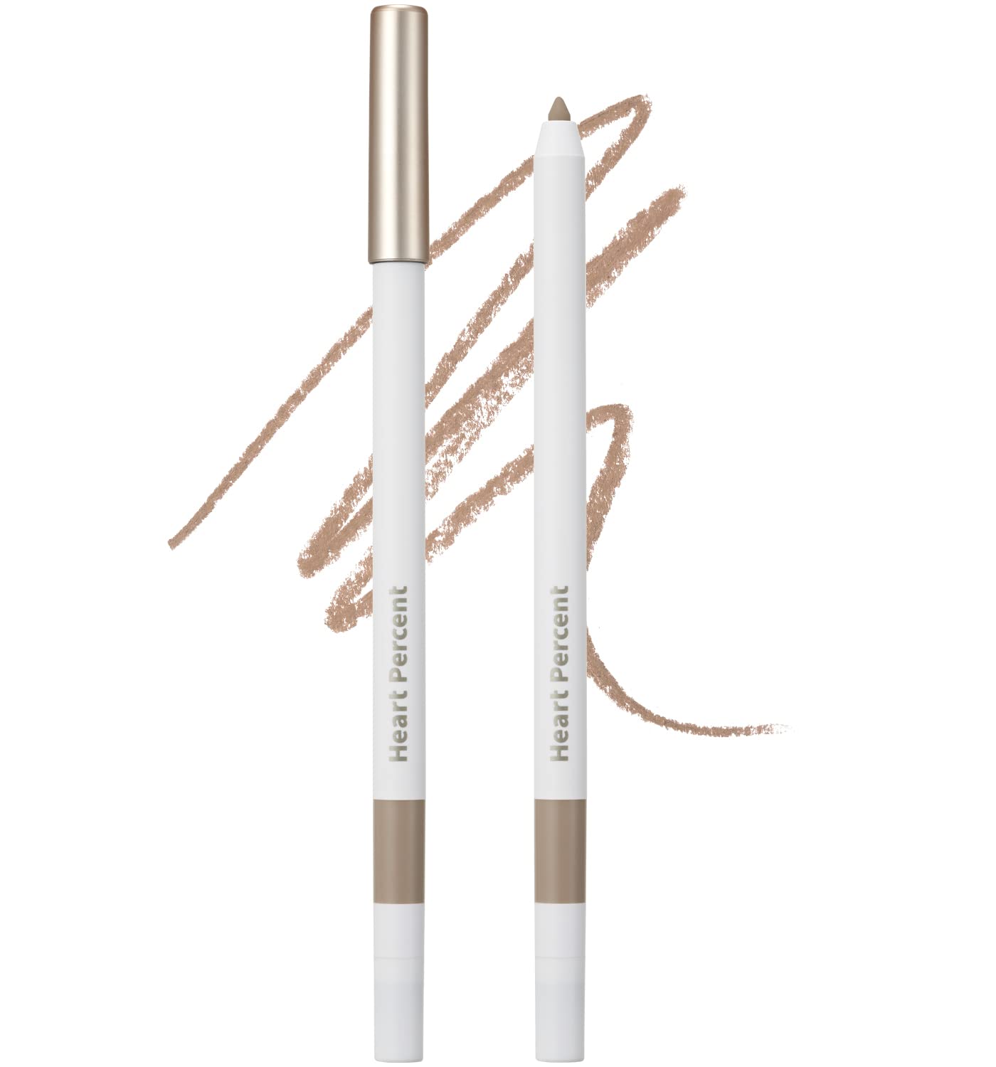 Heart Percent Dote On Mood Lápiz labial delgado, define y rellena cremoso delineador de labios retráctil con sacapuntas integrado, 03. beige avena