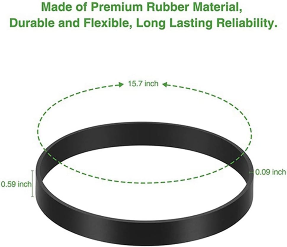 XIBANY 4 Pack Replacement Transmission Belt for Bissell Style 7910 PN3031120 Vacuum Cleaner,Part 2031093 &3031123&32074