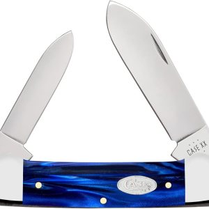 Case XX WR NAVAJA CANOA BLUE PEARL KIRINITE, ARTÍCULO 23447, LONGITUD CERRADA 3 58 PULGADAS (102131 SS) Case XX WR NAVAJA CANOA BLUE PEARL KIRINITE, ARTÍCULO 23447, LONGITUD CERRADA 3 58 PULGADAS (102131 SS)