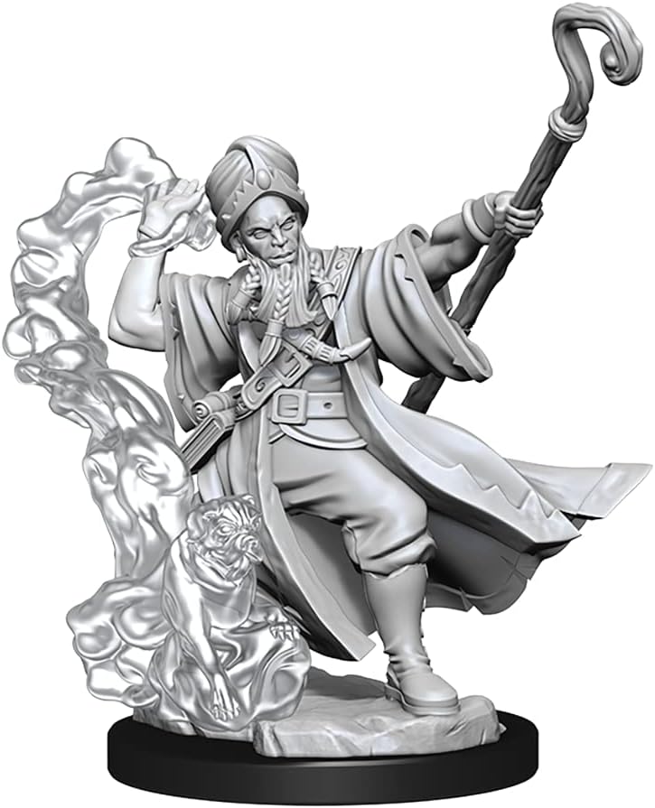 D&D Frameworks Human Wizard Male – Sin pintar y sin ensamblar