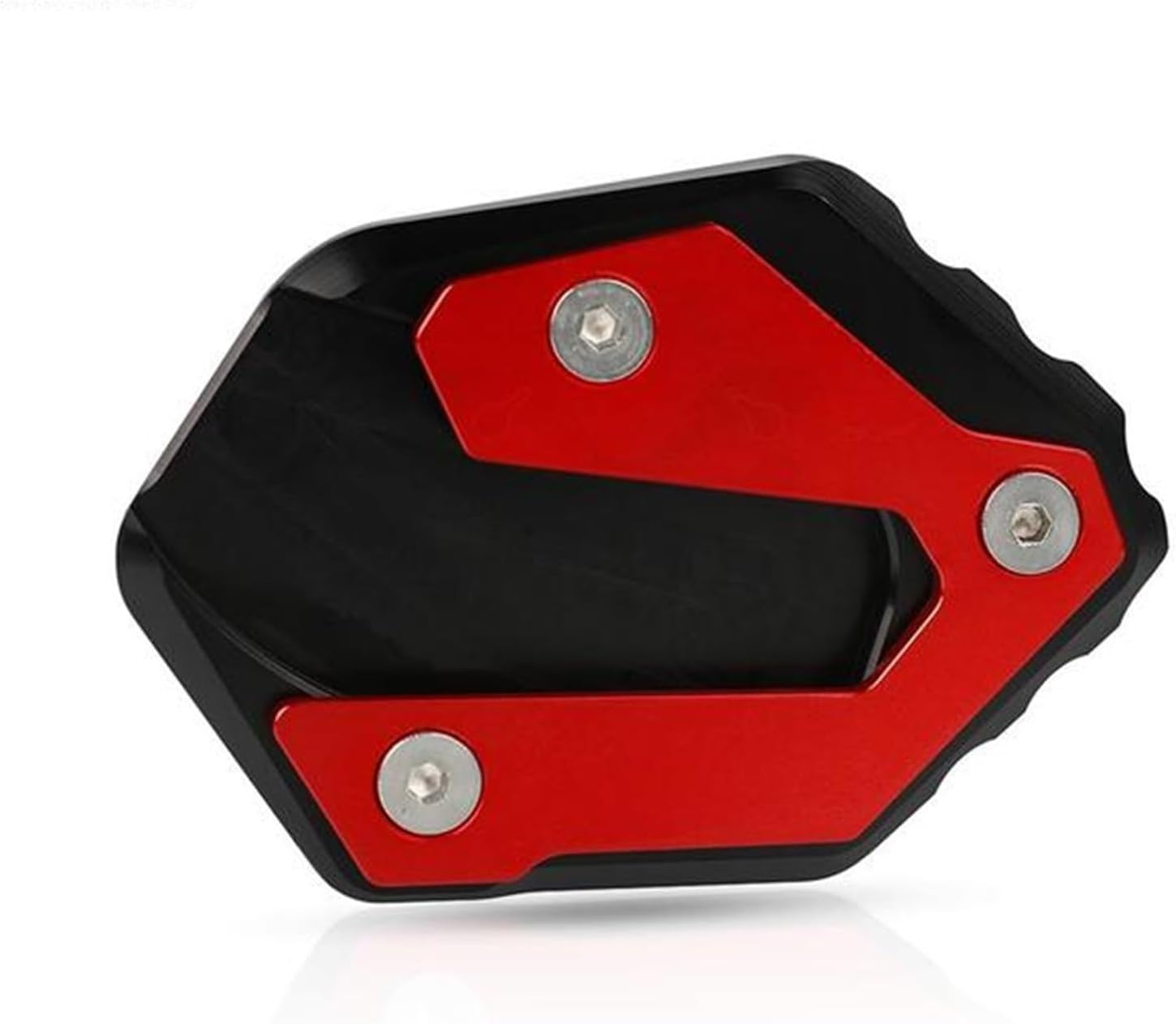 CNC aluminio for Yamaha Tracer 900 MT09 2014-2021 Motorcycle Kickstand Foot Side Stand Extension Pad Support Plate (Color  Red)