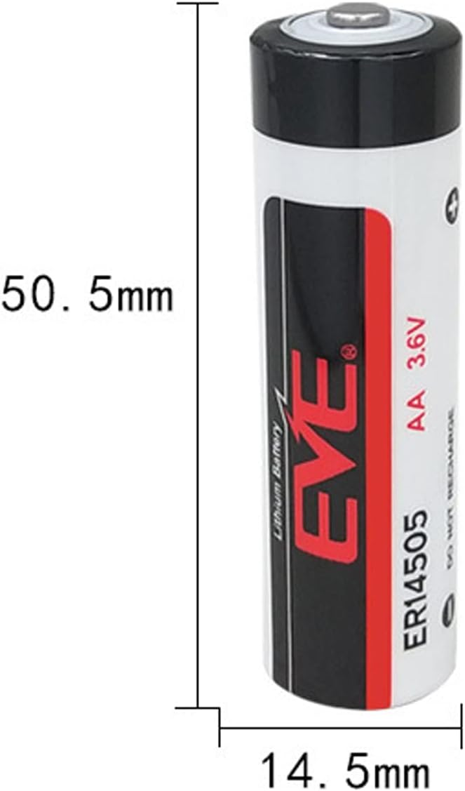 POWCAMAH Paquete de 4 baterías de litio ER14505 de 3.6 V de 2700 mAh tamaño AA para medidor de electricidad de agua, sistema de alarma de seguridad,