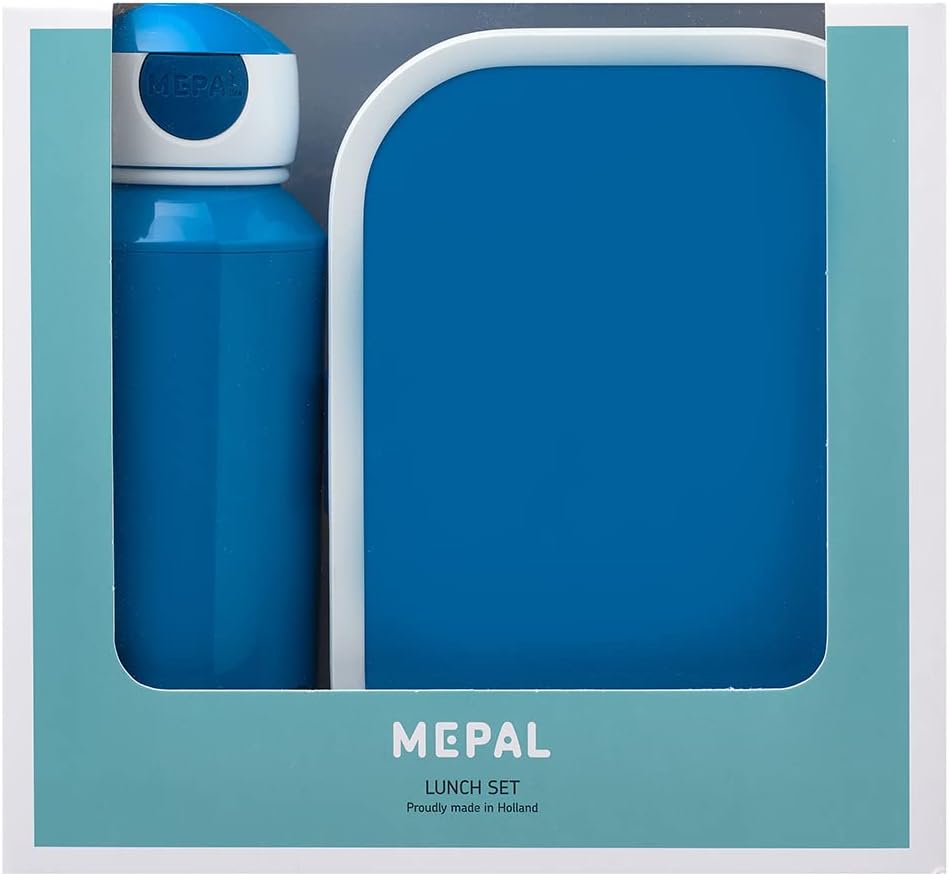 Mepal Set de almuerzo campus (botella de bebida y caja de sándwich) Pubd – ABS 2, 0.000 in