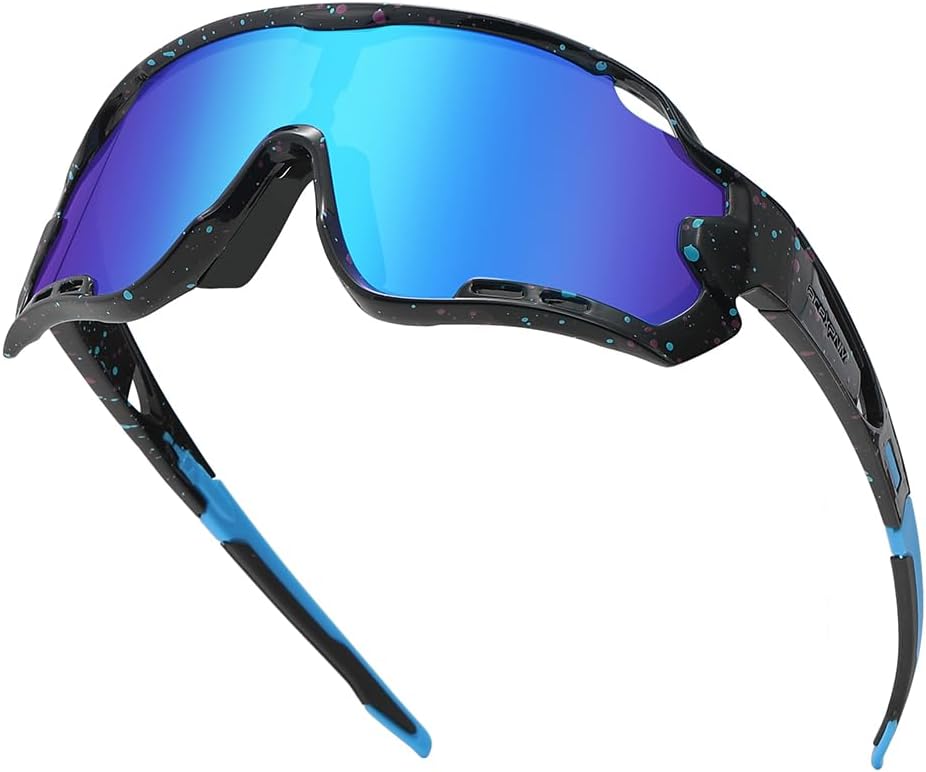 ACEXPNM Gafas de sol deportivas para hombres, mujeres, jóvenes, UV400, ciclismo, correr, pesca, conducción, béisbol, golf, gafas de sol