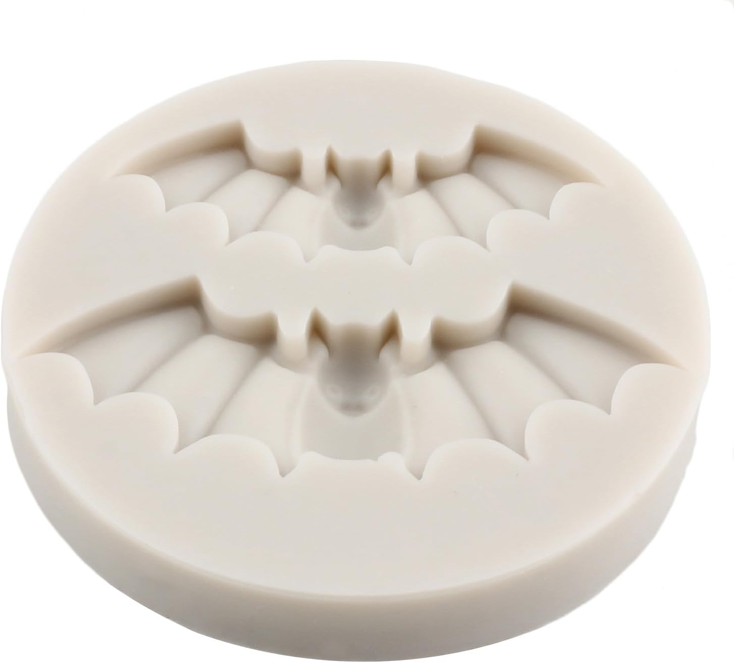 Molde de silicona de Halloween para pastel de calabaza, molde de silicona para pastel, calavera, murciélago, fantasma, bruja, caramelo, molde para