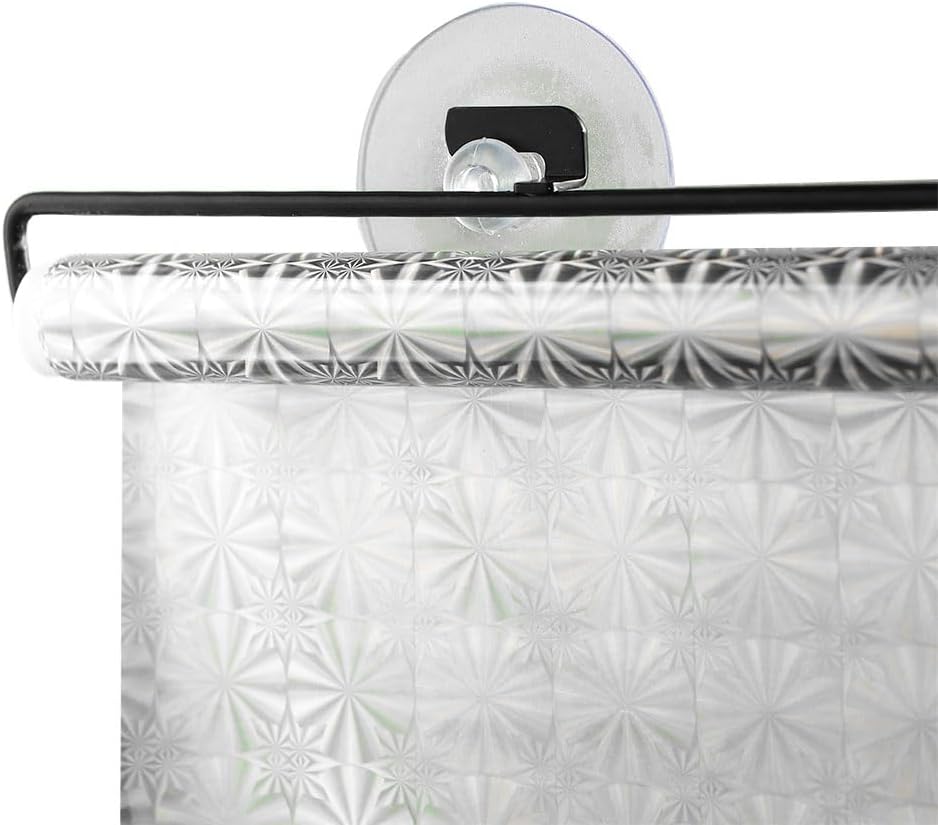 1 persiana enrollable con ventosas, cortinas opacas con bloqueo de rayos UV, cortina para automóvil, hogar (15.7 in x 23.6 in, negro)