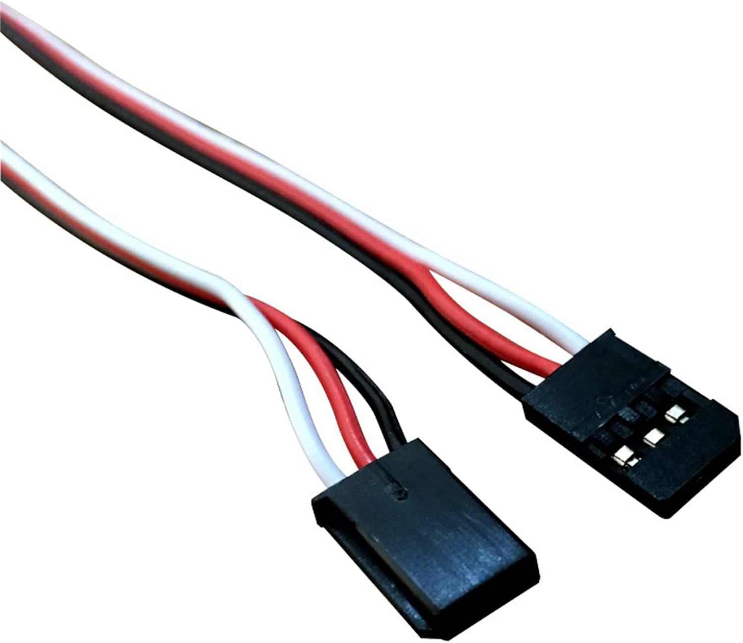 Extensión servo de 3 pines, macho y hembra JR Plug servo Cable de extensión de plomo, utilizado para aviones RC Quadcopter (6 tamaños) 15 cm5.9 in