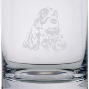 Cocker Spaniel – Vaso grabado con temática de perro multiusos de 10.25 onzas Cocker Spaniel – Vaso grabado con temática de perro multiusos de 10.25 onzas