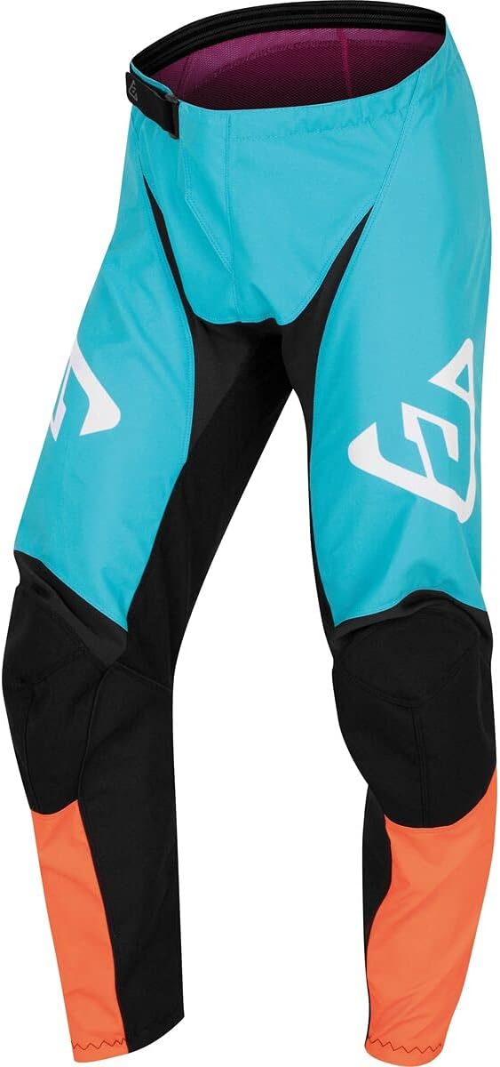 Answer Racing A22 Syncron Prism – Pantalones de motocicleta todoterreno para niños y jóvenes, Astanarojo rodaminahipernaranja  Y18