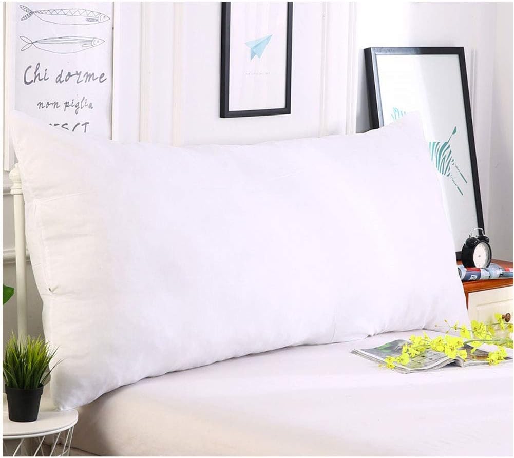 Almohada de cojín grande suave y cómoda para el respaldo del cabecero para leer Descanso en cama individual, soporte de cuña triangular transpirable