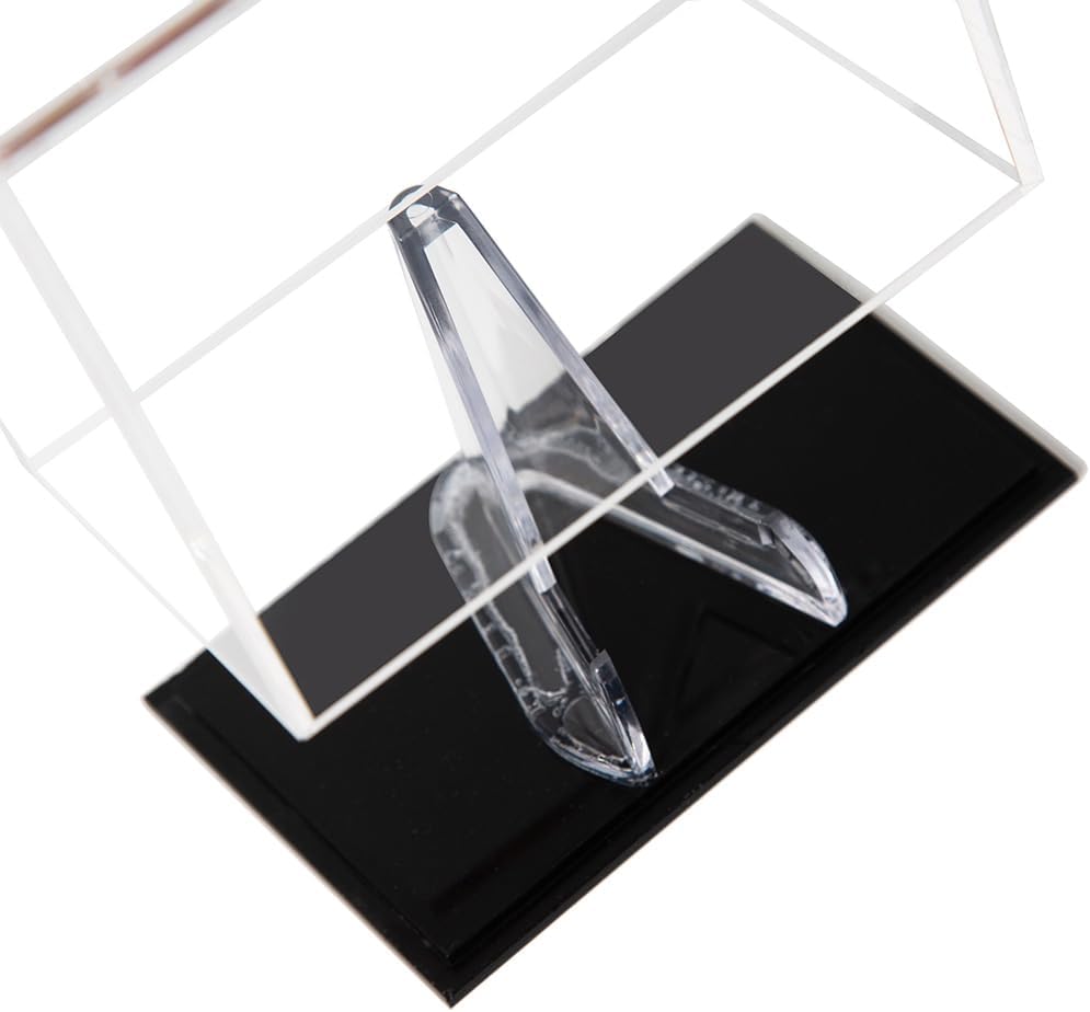 Soporte de exhibición con hebilla de cinturón, caja de acrílico transparente, estante protegido, estante de almacenamiento, colecciones de cubiertas