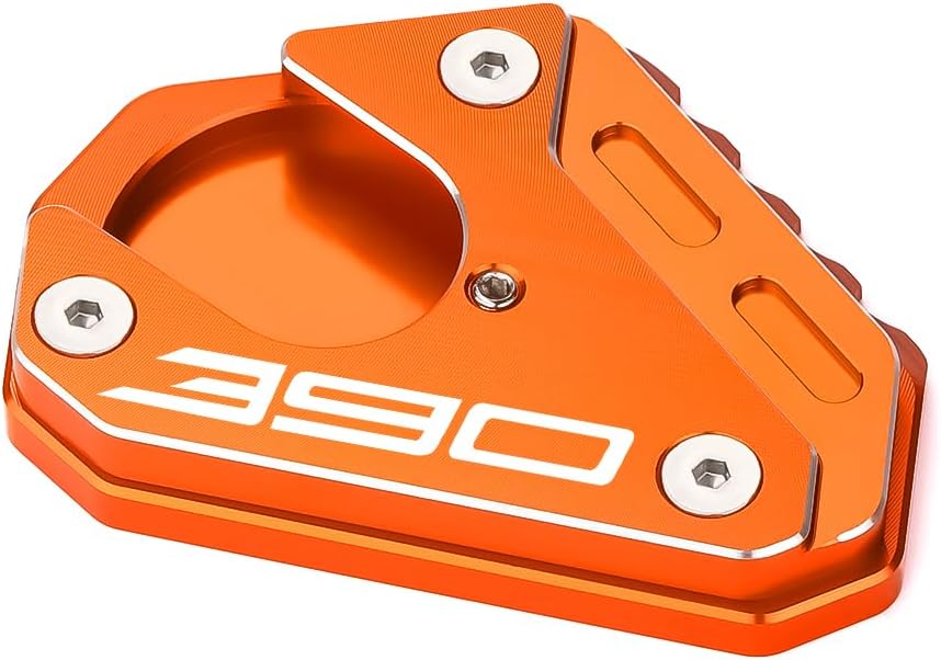 Placa de extensión de soporte lateral de motocicleta compatible con KTM 390 Duke 2011-2023 390 RC 2014-2023  Soporte de almohadilla de pie 390duke