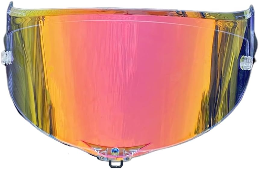 Pista Shield Reemplazo para AGV Pista GPR, Corsa-R, Pista GPRR Face Shield Race3 Visor Protección UV (Revo Azul Claro Día y Noche)