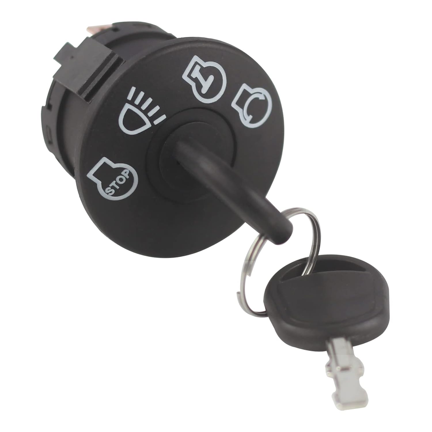Interruptor de encendido con llave 7 terminales de repuesto para Husqvarna Craftsman John Deere MTD Murray Riding Lawn Mower 175566 175442 163968