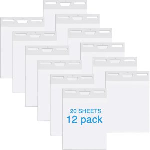 Seajan 12 piezas de papel rayado para profesores de 15 x 18 pulgadas, papel de caballete para profesores, oficina, aula, escuela, educación en casa, Seajan 12 piezas de papel rayado para profesores de 15 x 18 pulgadas, papel de caballete para profesores, oficina, aula, escuela, educación en casa,