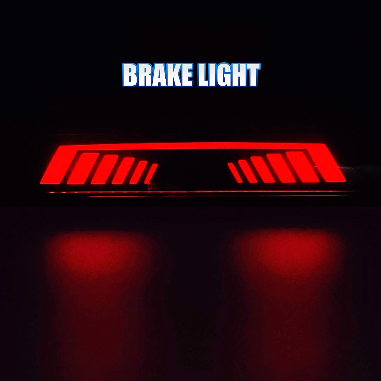 CMVT Auto Tercera tercera luz de freno para Dodge Ram 1500 2003-2009 Dodge Ram 2500 3500 TIME TUNNEL secuencial LED de montaje alto 2003 2004 2005
