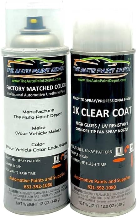 Auto Paint Depot Pintura de retoque para Chevrolet Aveo, Trax-Luxo Blue Metallic WA933LGTS (todos los años, todos los modelos) en aerosol con capa