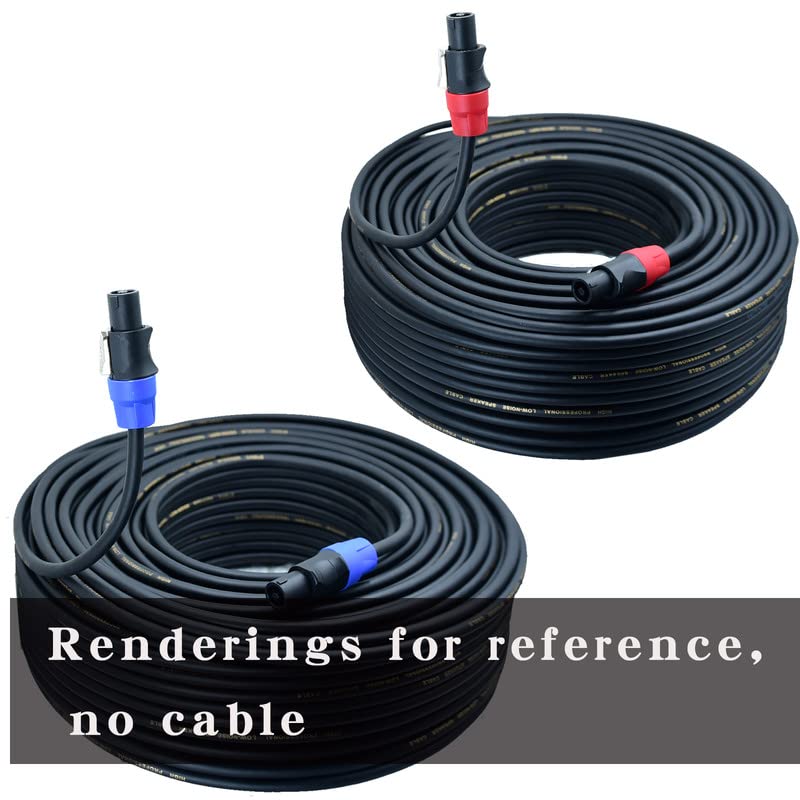 Conectores de cable para altavoz de escenario, conector de cable adaptador de speakon, 4 polos, 4 pines, bloqueo de torsión, amplificador de corona