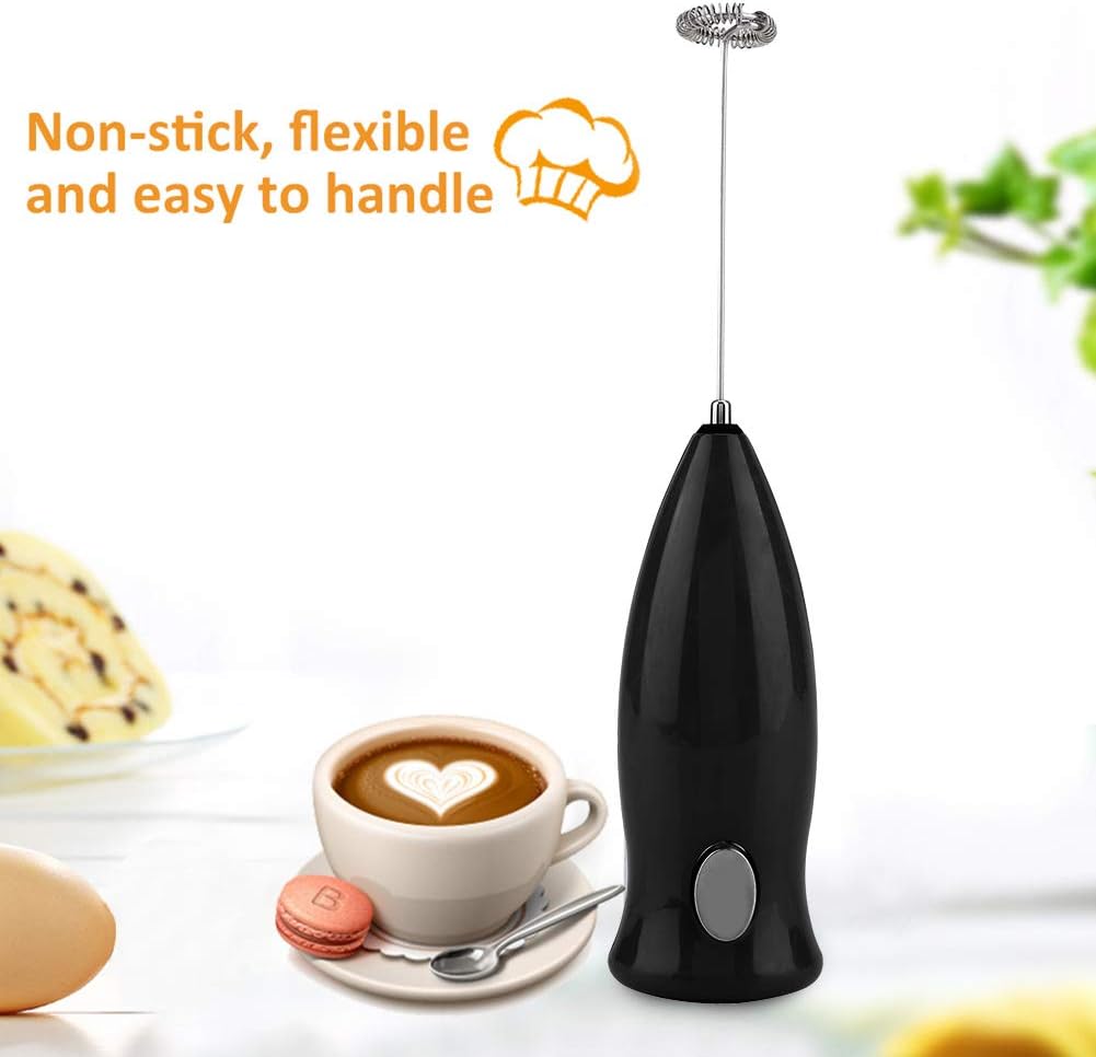 Batidor de huevo eléctrico de mano, versátil espumador de leche recargable, batidor de espuma de café, mini batidora de mano, batidor de leche,