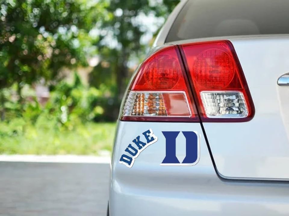 Paquete de 20 calcomanías de Duke, calcomanías azules de diablos, vinilo impermeable, estético, SUV, camión, colorido, portátil, bicicleta,