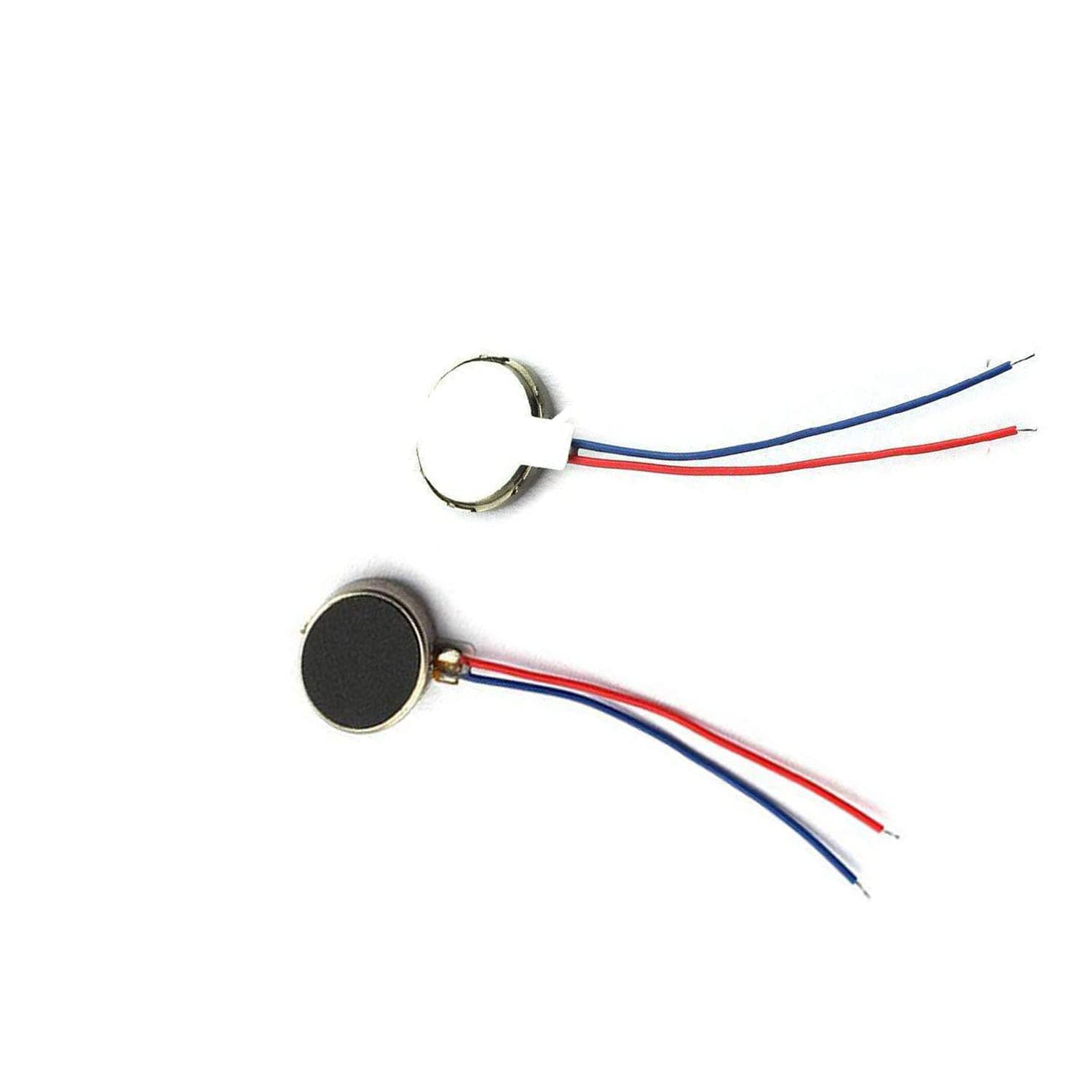10PCS DC 3V Mini motores de vibración 0.394×0.118 in 12000rpm Moneda plana Tipo Botón Micro DC Motor Vibrador para Teléfono Celular Móvil