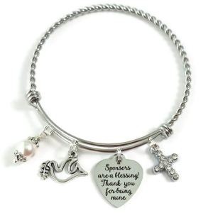 CONFIRMATION SPONSOR Gift, Sponsors are a Blessing Bracelet, Thank You for Being Mine Sponsor Bracelet, Confirmation Sponsor Thank You Gift CONFIRMATION SPONSOR Gift, Sponsors are a Blessing Bracelet, Thank You for Being Mine Sponsor Bracelet, Confirmation Sponsor Thank You Gift