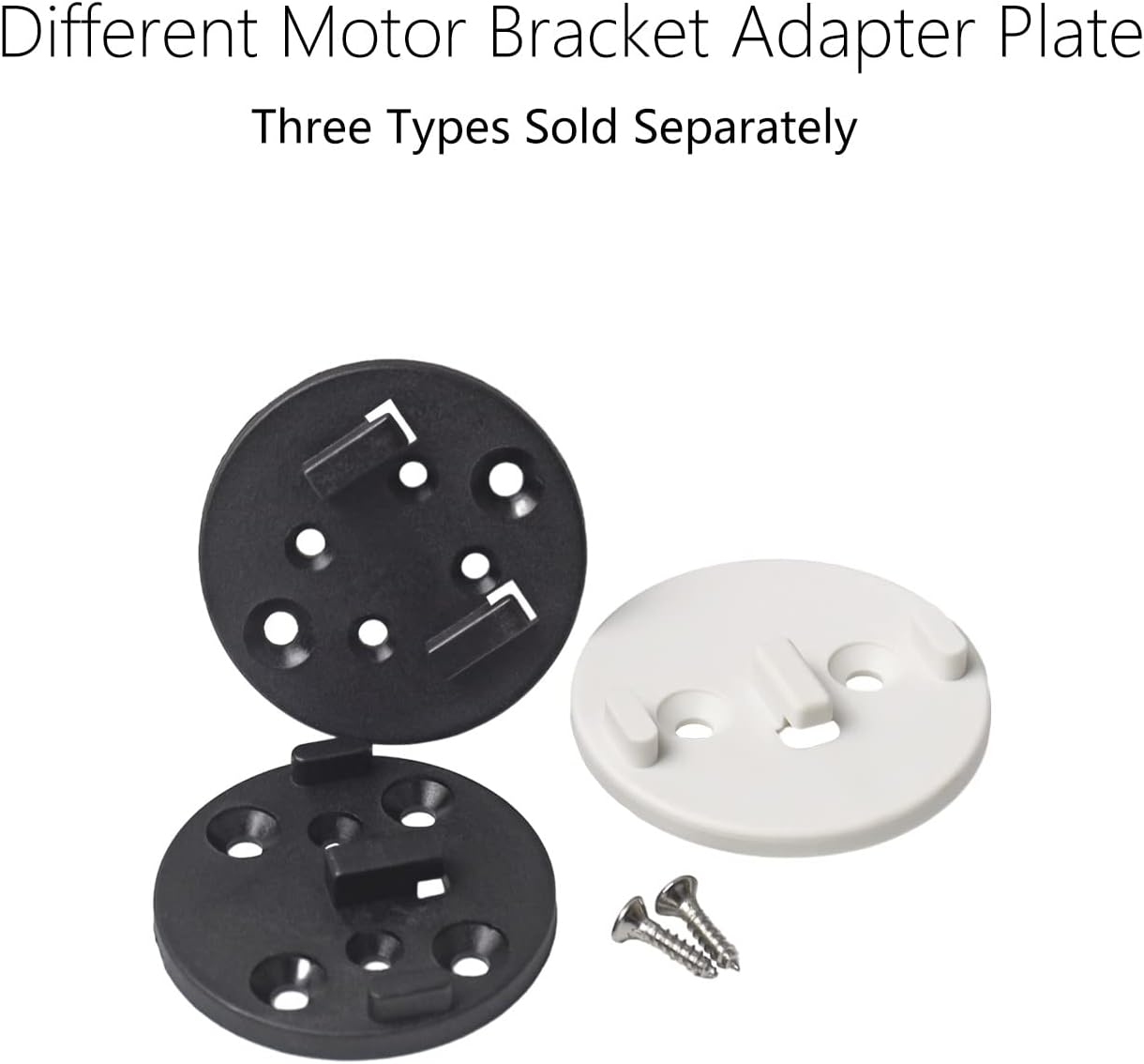 Placa adaptadora de motor 252835MM a soportes Rollease Skyline, 1 juego negro