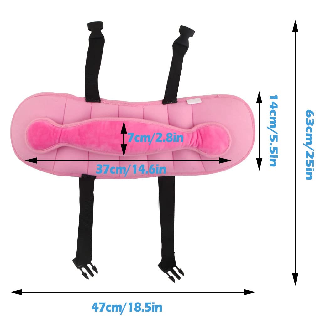 vocheer Banda de soporte para la cabeza del asiento de automóvil para bebé, ajustable para asiento de automóvil, soporte para siesta para niños,