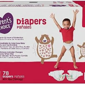 Pañales Parent’s Choice (talla 7, cuenta 78, paquete de 1) Pañales Parent’s Choice (talla 7, cuenta 78, paquete de 1)