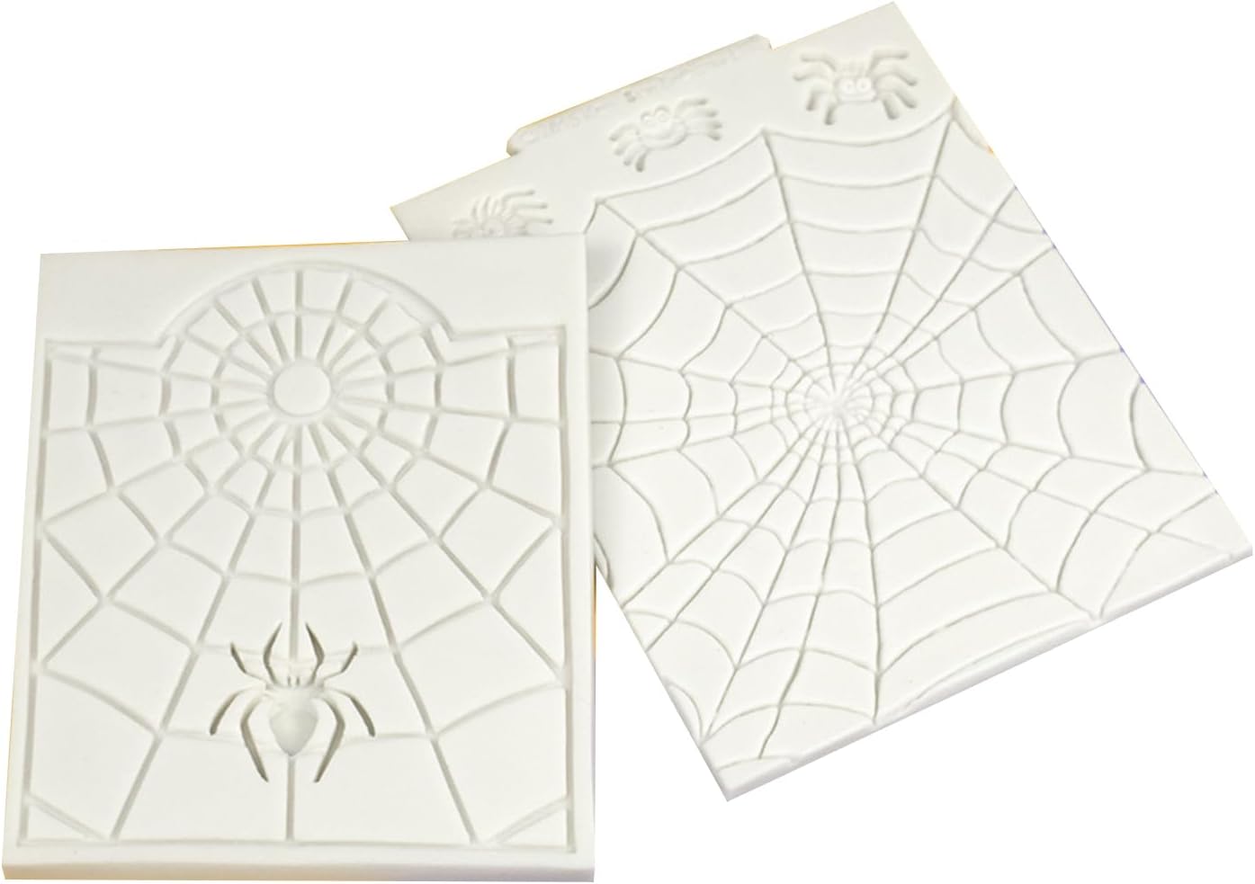 Molde para hornear de Halloween, arañas, telarañas, silicona, Sugarcrafts, molde de resina para tartas, decoración de fondant, telarañas, molde de