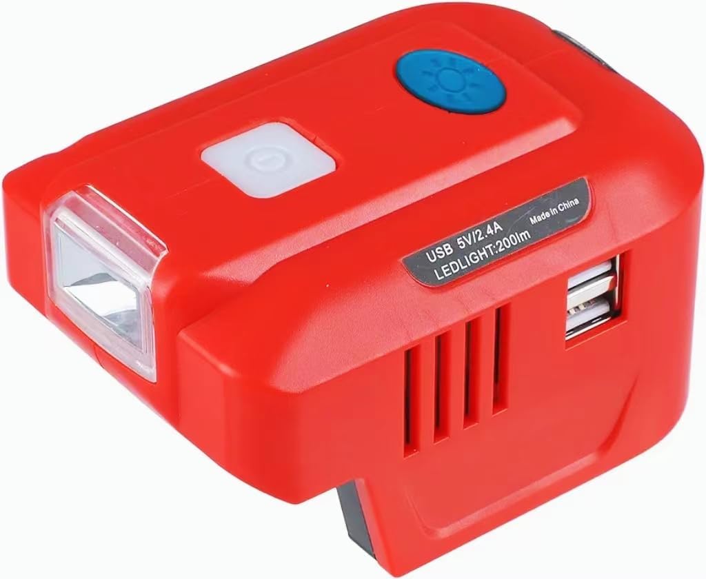 Inversor de fuente de alimentación de 150 W para batería de litio Milwaukee M18 de 18 V, TEPULAS DC 18 V a CA 110-120 V Modifined Sinusoidal